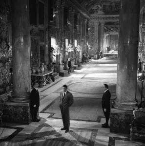 Gregory Peck 1952 Filming the movie Roman Holiday Gregory Peck - one of