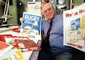 Gren Jones, cartoonist South Wales Echo Copyright Media Wales