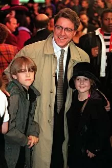 Images Dated 6th October 1995: Griff Rhys Jones Actor Comedian with his two children