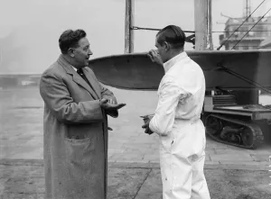 00474 Prints: Ground crew seen here applying Killfrost'anti icing agent to the wings of