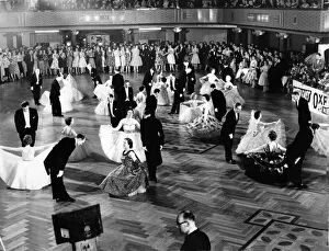 A group of Ballroom Dancing couples in Newcastles Oxford Galleries