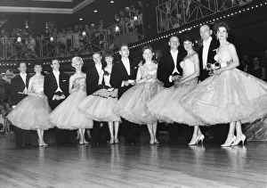 A group of Ballroom Dancing couples in Sunday Sun Dance Competition