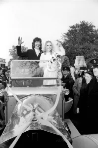 Guitarist Alan Blakley of the tremeloes Pop Group married Lyn Stevens at St