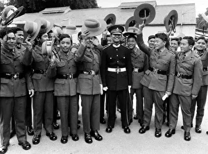 Greeting Prints: Gurkha Soldiers - August 1981 Its hats off for officer Cadet Bijay Kumar Rawat