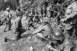 Gurkha Troops during a Nuclear Excercise - August 1962 Brigadier N. E