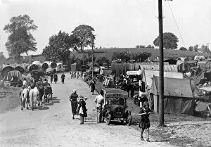 00105 Collection: A gypsy encampment at Appleby in June 1934