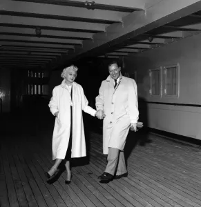 Bill Haley on his first visit to England which was largely sponsored by the Daily Mirror