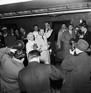 Bill Haley on his first visit to England which was largely sponsored by the Daily Mirror