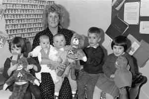 Cuddly Toy Prints: Halifax Building Society Little Extra competition winners at the Ramsden Street Branch