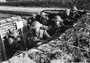 The Hampshire Regiment with the B. E. F. Swede Basher Post March 1940