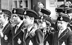 00101 Prints: Handing over of new Colours to the Northumberland and Durham Division of the Girls