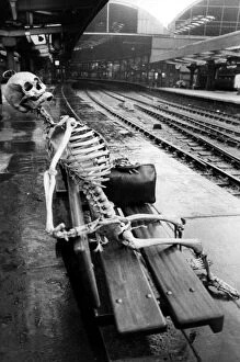 Skeleton Collection: No this is not what happens to passengers if they wait around for trains that don
