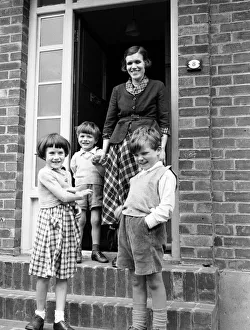 The happy faces of three little children - faces that their parents James