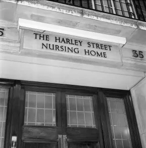Dentist Prints: The Harley Street Nursing Home on 15 December 1967 where Rolling Stone Brian Jones