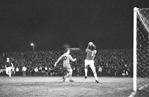 00369 Prints: Harlow Town v Leicester City, FA Cup match at Barrows Farm in Harlow, Essex