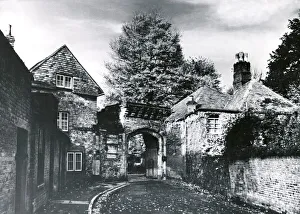 The Harnham Gate to the Cathedral in Salisbury Wiltshire Architecture Old