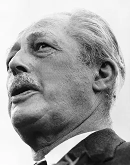 Moustaches Prints: Harold MacMillan MP Conservative Prime Minister 1963