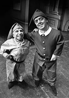 Pantomime Prints: Harold Turlant (68 years) and Albert Wilkinson (51 years)