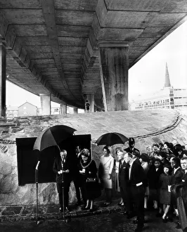Harold Wilson - April 1967 makes a speech at the Opening Ceremony of the Mancunian