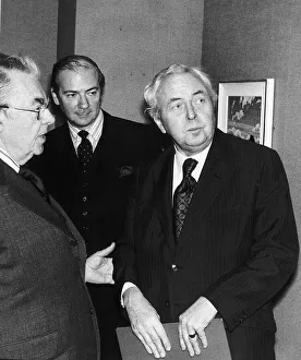 Harold Wilson former Labour Prime Minister of Great Britain at Grierson Day Luncheon