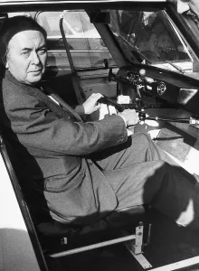 Disability Prints: Harold Wilson Labour Prime Minister at a new car scheme for the disabled at the Tower