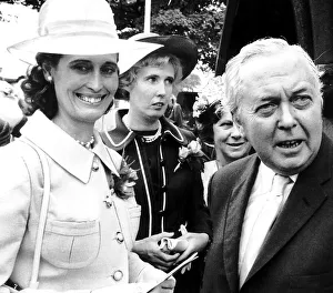 Harold Wilson with Lady Falkender (C) Ex-Secretary of Harold Wilson 1979