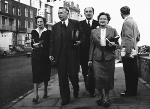 Harold Wilson with members of the his local Labour Party Circa 1960