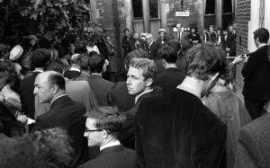 Harold Wilson opens the Toynbee Hall settlement in the East End of London where he