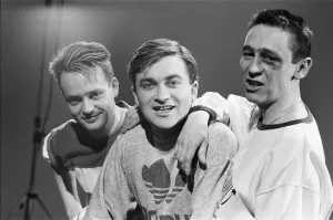 Black Eye Prints: Harry Enfield with Paul Whitehouse and Charles Higson 17th April 1988