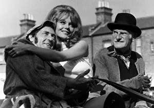 Jon Scan Prints: Harry H Corbett Carolyn Moore and Wilfred Brambell 1971 in Steptoe and Son