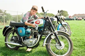 Motorcycles0414 Prints: Hartlepool Show held at Grayfields - The Cleveland BSA Owners Club had many of their rare