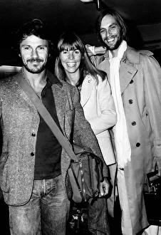 Harvey Keitel and Keith Carradine - October 1976 At Heathrow Airport with