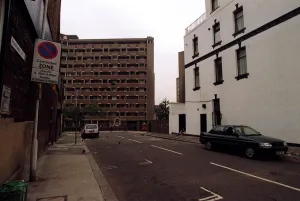 Hassard Street in Bethnal Green London where the great grandparents of actress Elizabeth