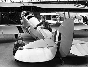 Propellor Prints: A de Havilland DH 82 Tiger Moth, based at Sunderland Airport