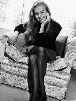 Hayley Mills Actress at her home in Chelsea her long hair may have to comeoff for her