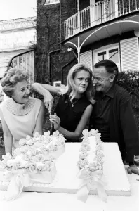 01150 Prints: Hayley Mills celebrates her 21st birthday at her parents home at Richmond Hill, Surrey