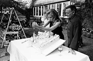 01150 Prints: Hayley Mills celebrates her 21st birthday at her parents home at Richmond Hill, Surrey