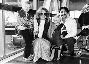 Hayley Mills Film Actress arrived at Londons Heathrow Airport with her Family Dbase MSI