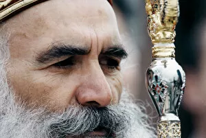 Images Dated 14th January 1996: The head of the Greek Orthodox Church in Britain, His Eminence the Archbishop Gregorios