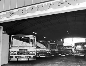 Coaches Prints: The headquarters of Bowen Coaches at Cotterills Lane Alum Rock Coventry Road Small Heath