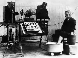 Heart Prints: A hearty step forward. Clearly the gentleman in the picture has the gravest doubts that