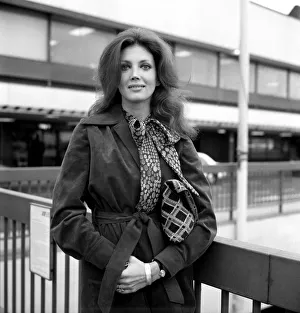 Heathrow Airport: Actress Gayle Hunnicutt left Heathrow Airport today for Israel