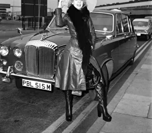 Heathrow Airport: Actress Gayle Hunnicutt left Heathrow Airport today for Israel
