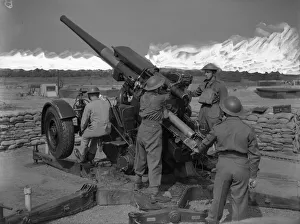 Anti Aircraft Gun Prints: Heavy Anti Aircraft Batteries situated close to the City of Birmingham for the defence of