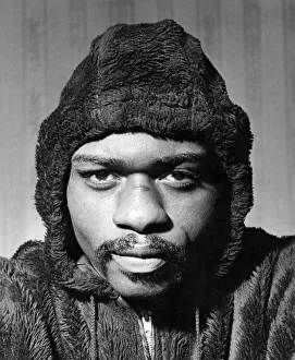 Heavyweight boxer Rubin (Hurricane) Carter of New Jersey, USA, contender for world title