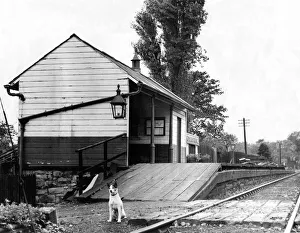 00113 Prints: Heddon-on-the-Wall Station very nearly vanished in October 1952 when a gang of men