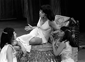 Helen Mirren Actress April 1965 Who plays Cleopatra picture during rehearsals