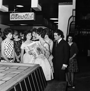 Helen Shapiro pictured during the filming of Its Trad, Dad
