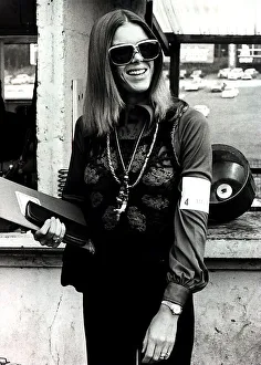 Helen Stewart, wife of former world champion rcing driver Jackie Stewart going on time