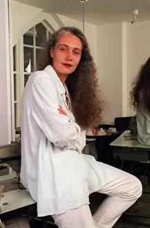 HELEN STOREY FASHION DESIGNER IN CLOTHES SHOP 16 / 06 / 1995